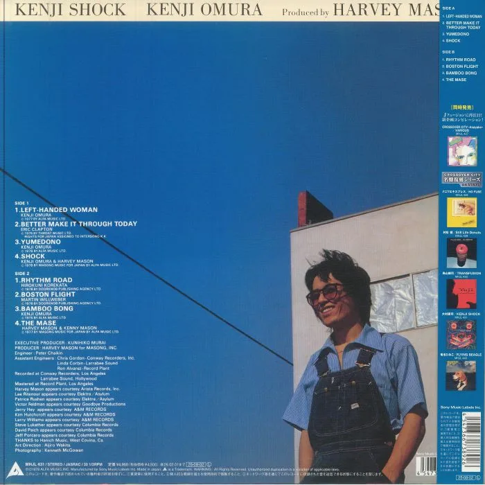 Обратная сторона обложки — Kenji OMURA — Kenji Shock