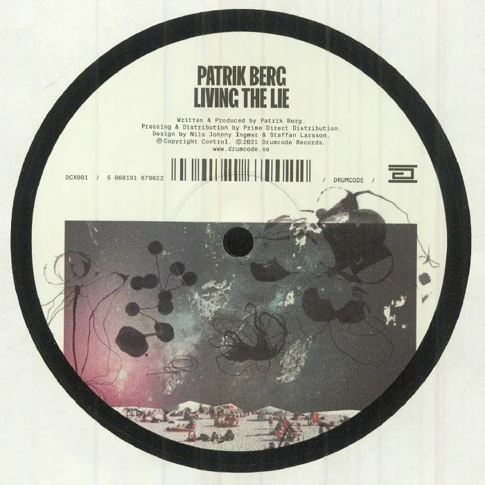 Лицевая сторона обложки — Patrik BERG — Living The Lie