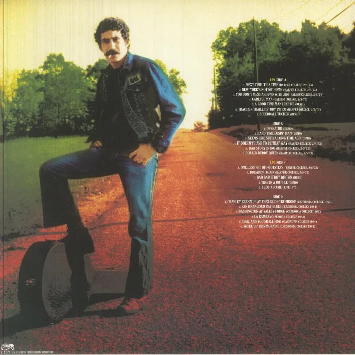 Back cover — Jim CROCE — Lost Time In A Bottle