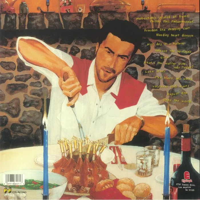 Back cover — NOFX — Eating Lamb aka Heavy Petting Zoo (reissue)