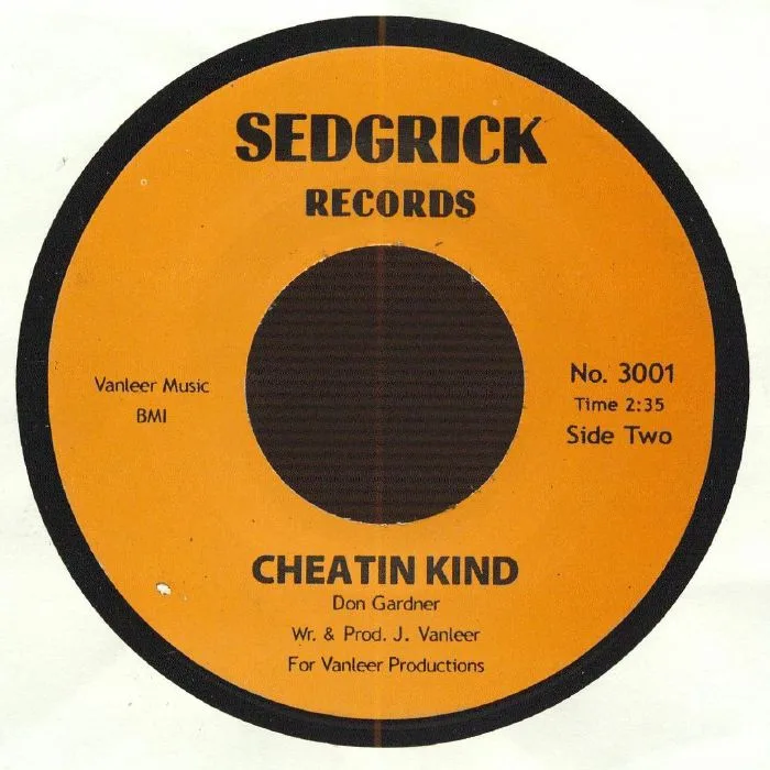 Лицевая сторона обложки — Don GARDNER — Cheatin Kind (reissue)