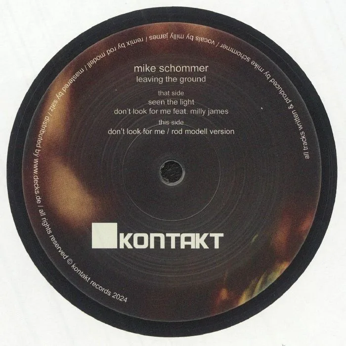 Back cover — Mike SCHOMMER — Leaving The Ground