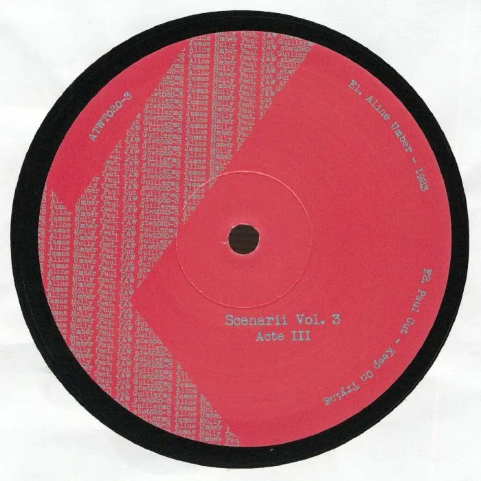 Front cover — Aline UMBER / PAUL CUT / GUILLERMO JAMAS / MOLLY — Scenarii Vol 3: Acte III