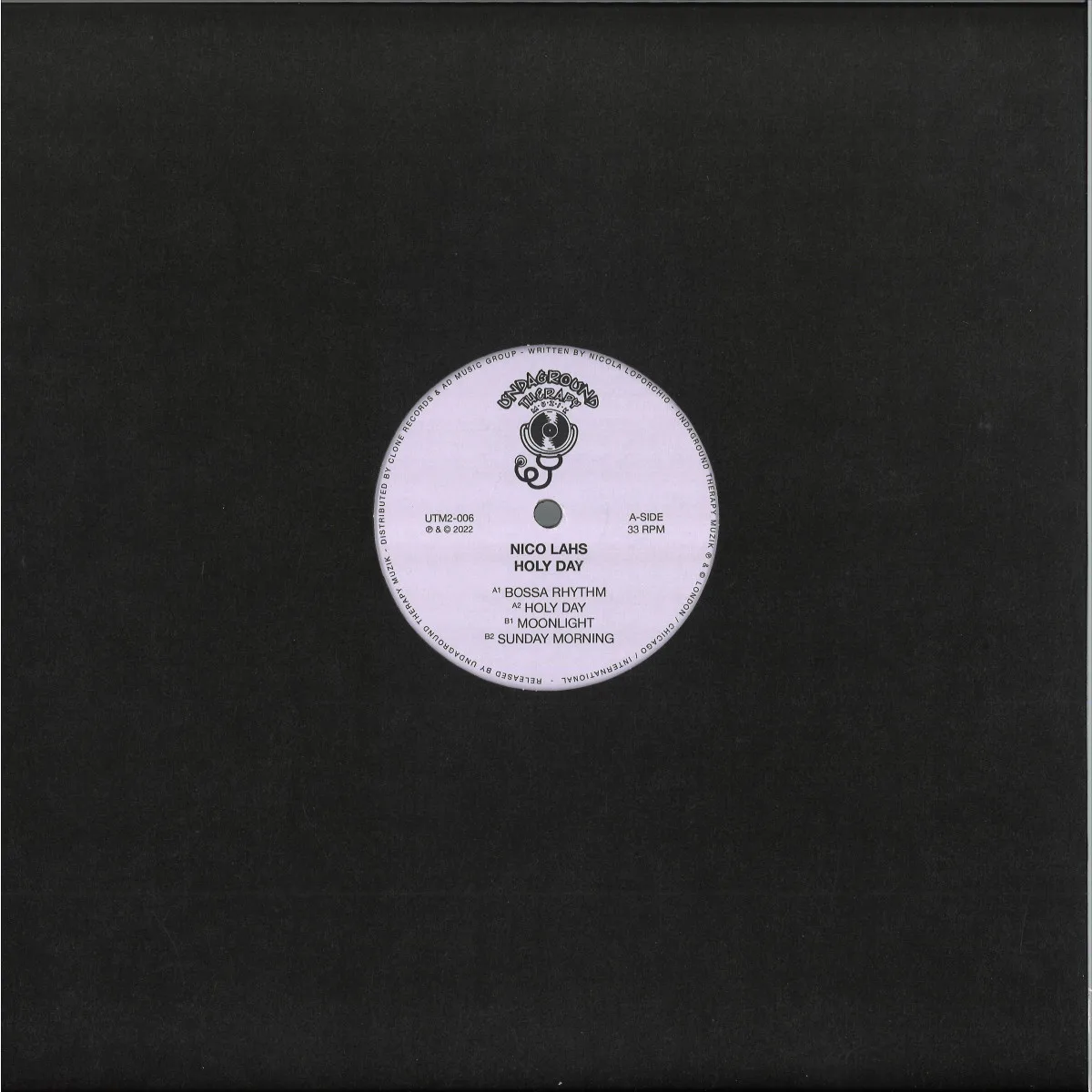 Back cover — Nico Lahs — Holy Day