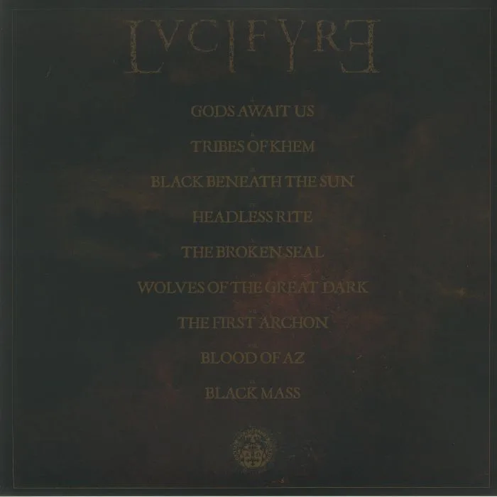 Back cover — LVCIFYRE — The Broken Seal