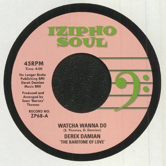 Лицевая сторона обложки — Derek DAMIAN — Watcha Wanna Do