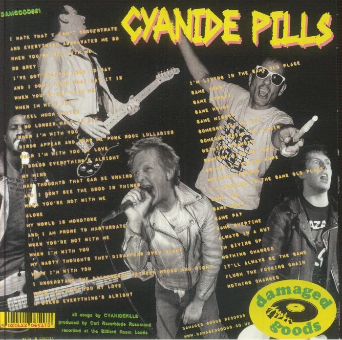 Обратная сторона обложки — CYANIDE PILLS — When I'm With You