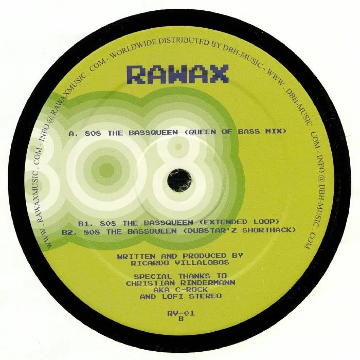 Обратная сторона обложки — Ricardo VILLALOBOS — 808 The Bassqueen (25th Anniversary Edition)