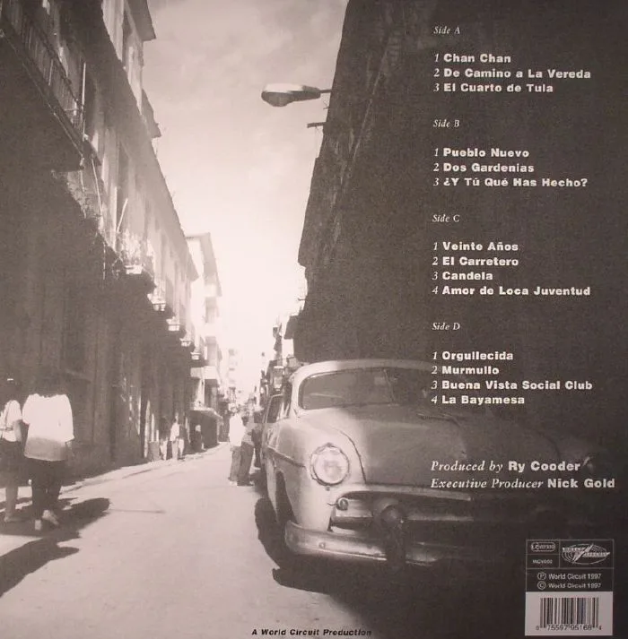 Back cover — BUENA VISTA SOCIAL CLUB — Buena Vista Social Club