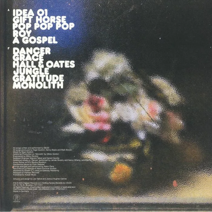 Back cover — IDLES — Tangk