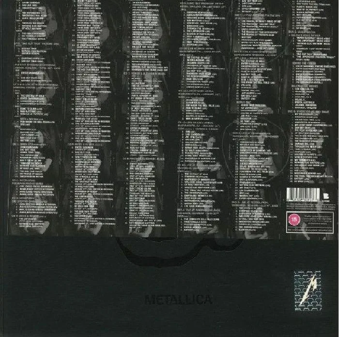 Обратная сторона обложки — METALLICA — Metallica (The Black Album) (Deluxe Edition)