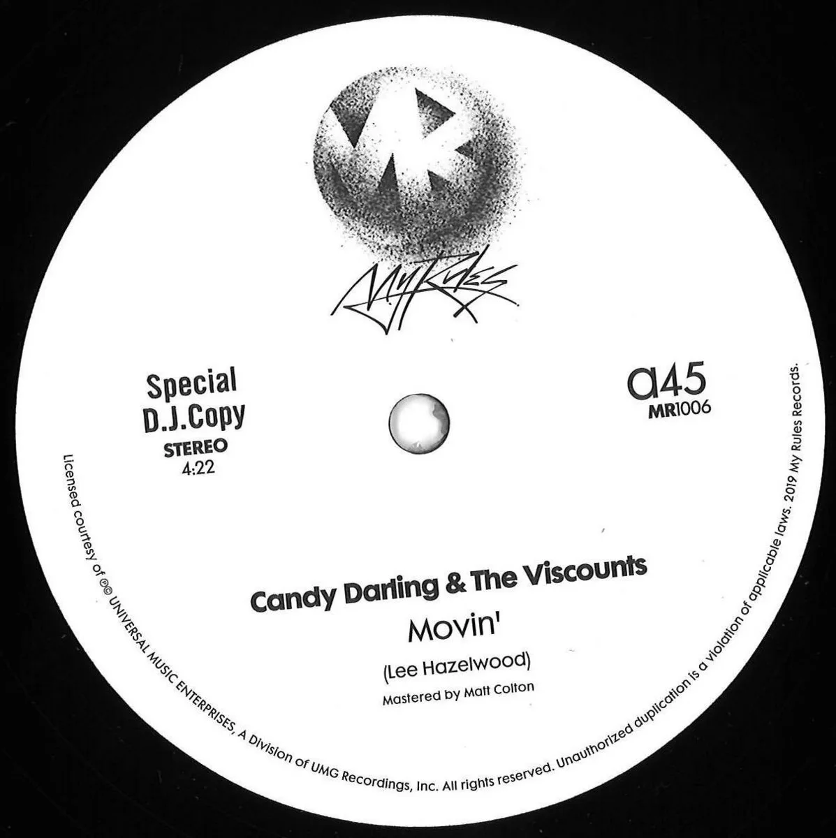 Candy Darling&The Viscounts — MOVIN'