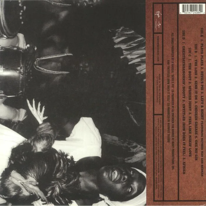 Back cover — D'ANGELO — Voodoo (reissue)