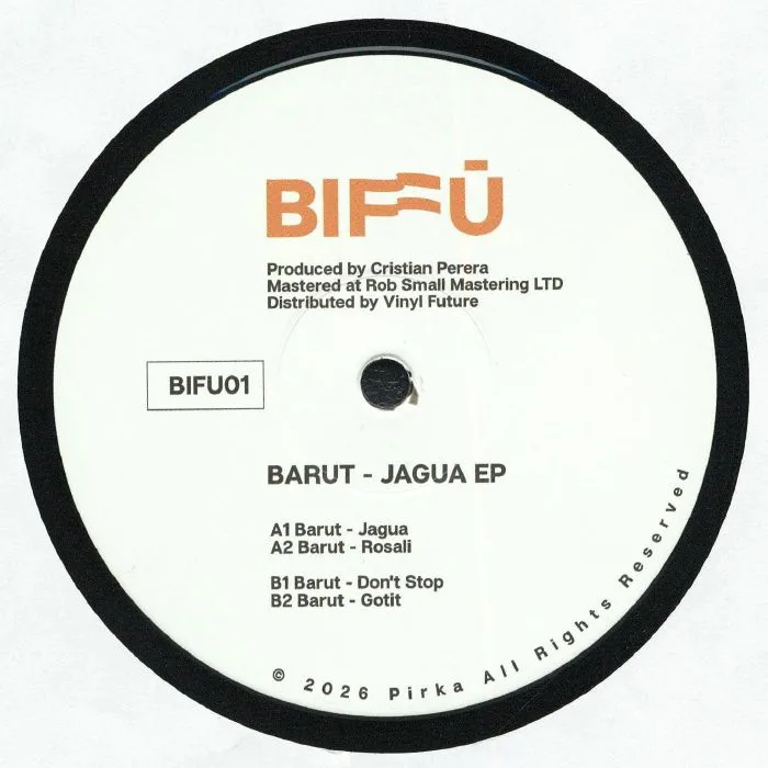 Лицевая сторона обложки — BARUT — Jagua EP