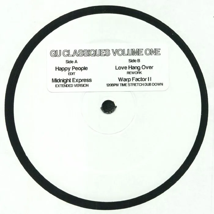 Front cover — GU aka GLENN UNDERGROUND — Classiques Volume One