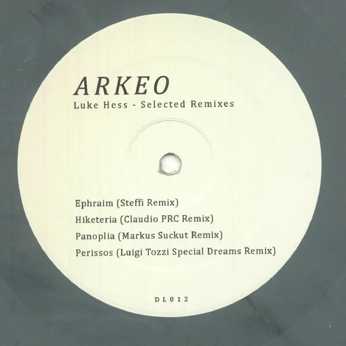 Лицевая сторона обложки — Luke HESS — Arkeo: Selected Remixes (Steffi, Claudio PRC, Markus Suckut, Luigi Tozzi remixes)