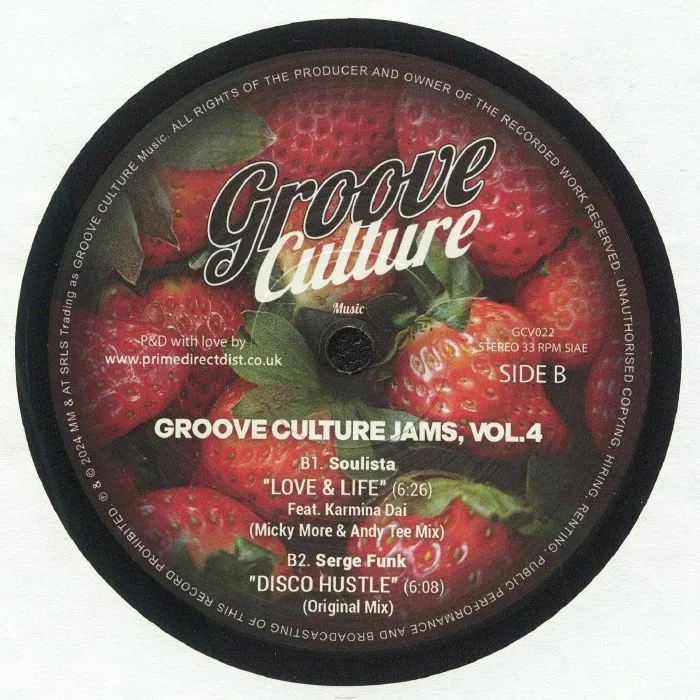 Back cover — REVERENDOS OF SOUL / RIGHT TO LIFE / SOULISTA / SERGE FUNK — Groove Culture Jams Vol 4