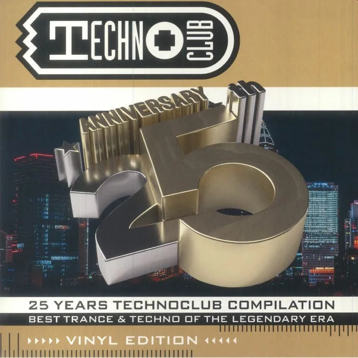 Лицевая сторона обложки — VARIOUS — 25 Years Techno Club Compilation Vol 1