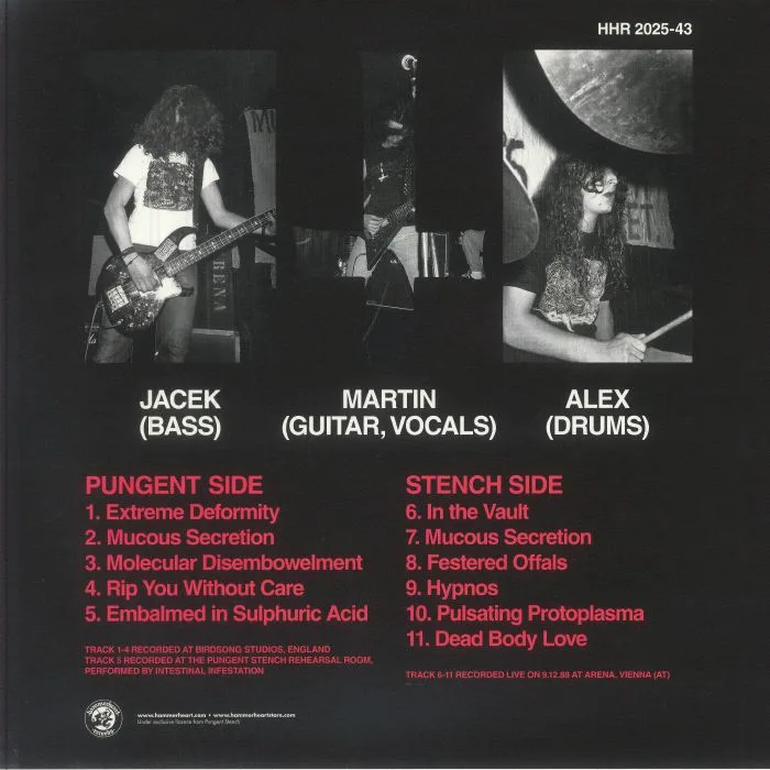 Обратная сторона обложки — PUNGENT STENCH — Extreme Deformity (reissue)