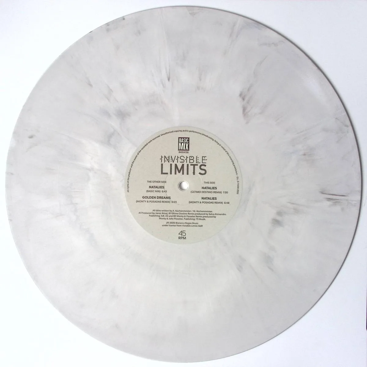 Front cover — INVISIBLE LIMITS — Natalies
