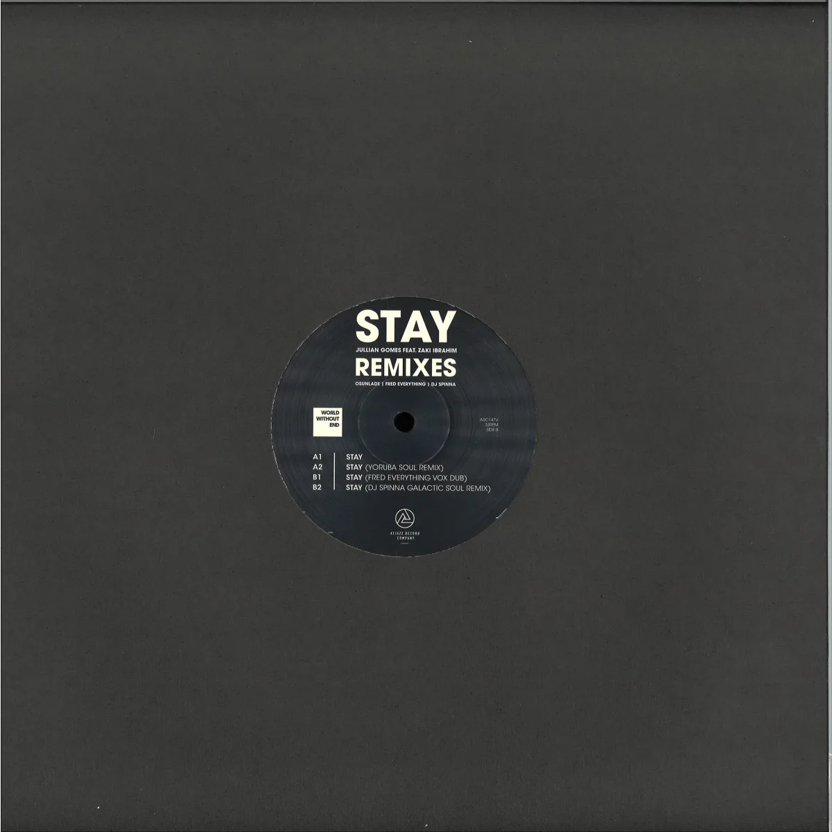 Обратная сторона обложки — Jullian Gomes — Stay (Remixes)