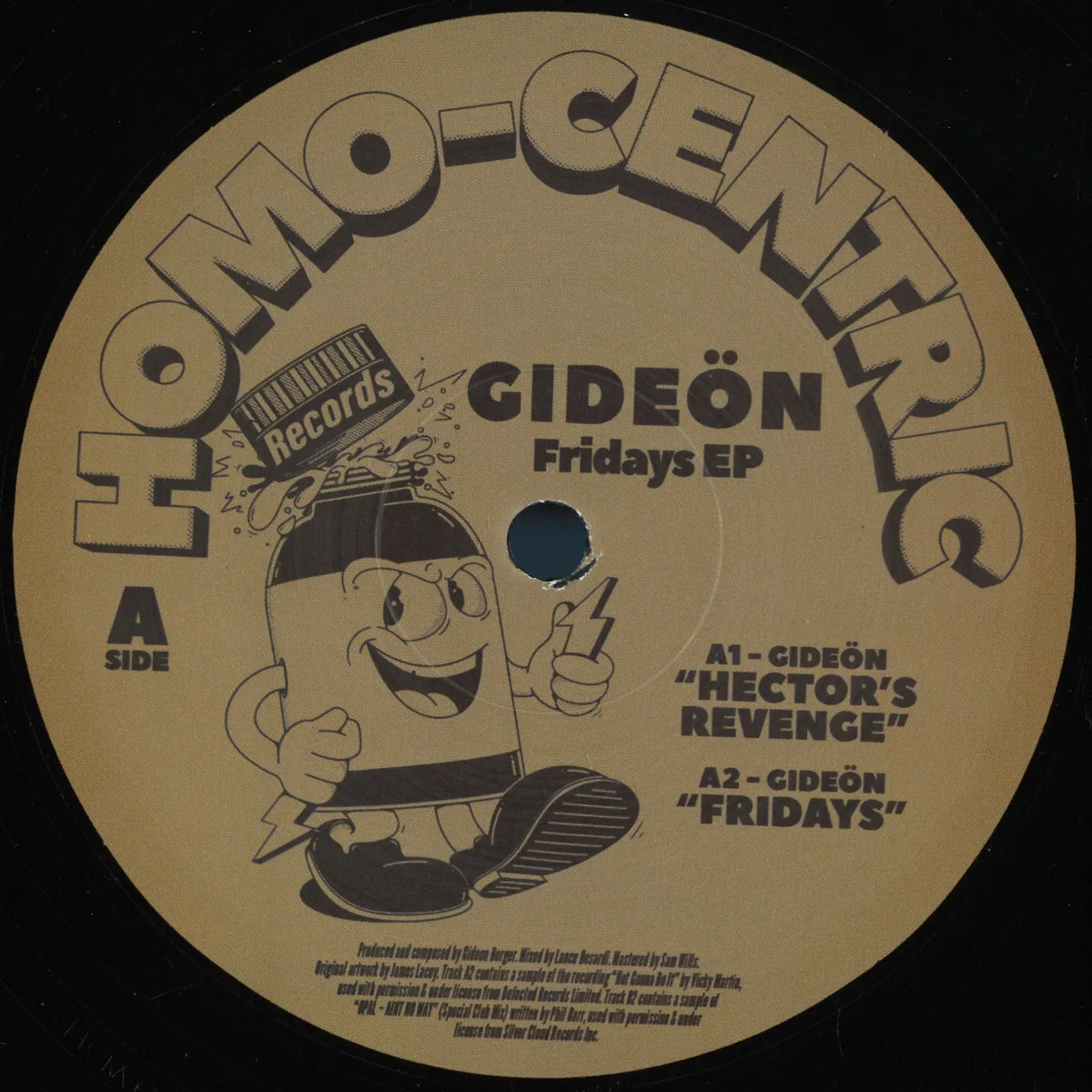 Лицевая сторона обложки — Gideon — Fridays EP