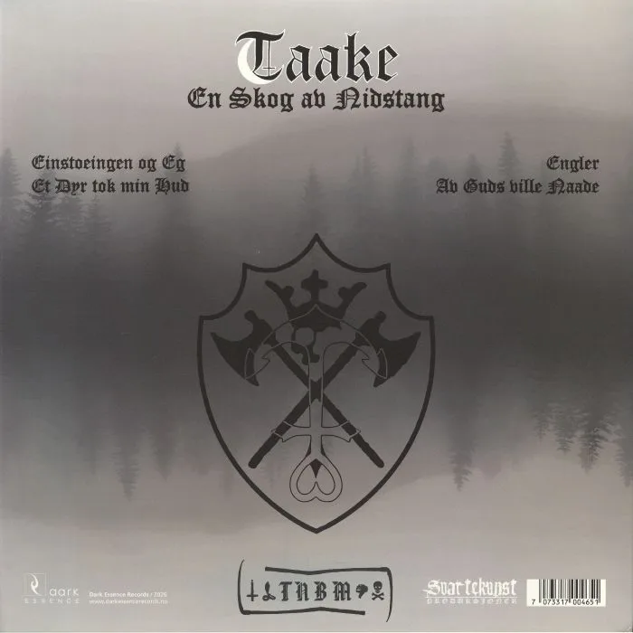 Обратная сторона обложки — TAAKE — En Skog Av Nidstang