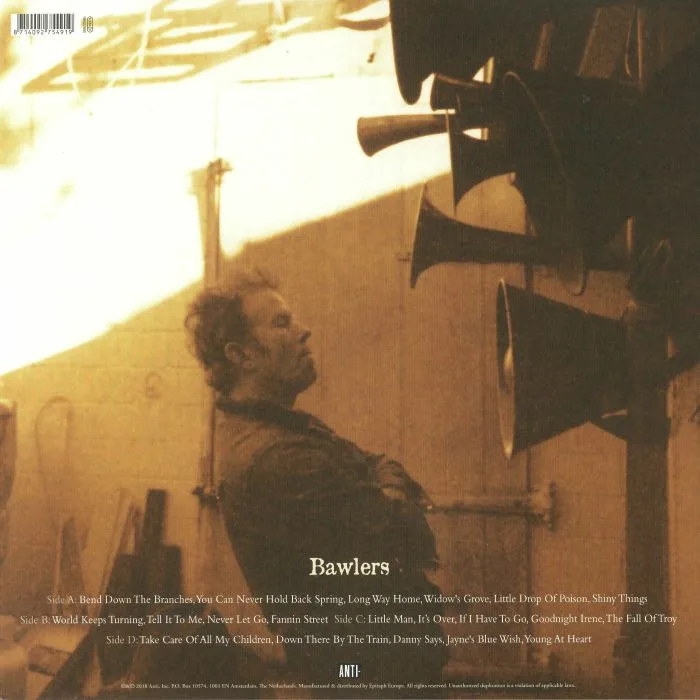 Back cover — Tom WAITS — Bawlers (remastered)