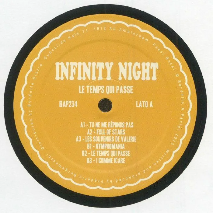 Лицевая сторона обложки — INFINITY NIGHT — Le Temps Qui Passe (B-STOCK)