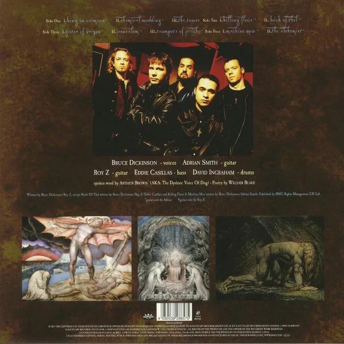 Обратная сторона обложки — Bruce DICKINSON — The Chemical Wedding (reissue)