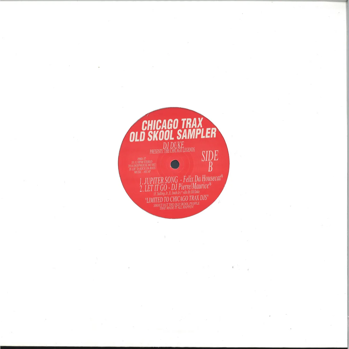 Обратная сторона обложки — Dj Dukepresents — The Chicago Legends