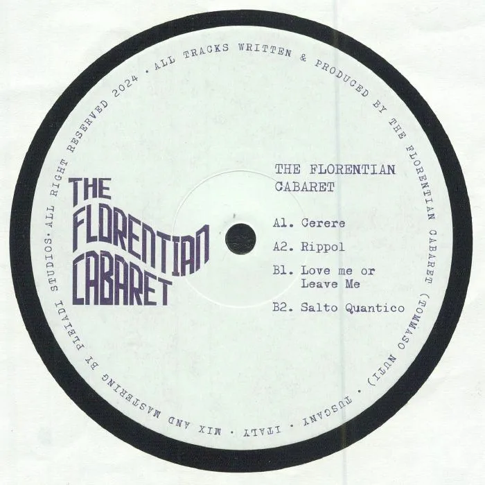 Обратная сторона обложки — The FLORENTIAN CABARET — Rippol EP