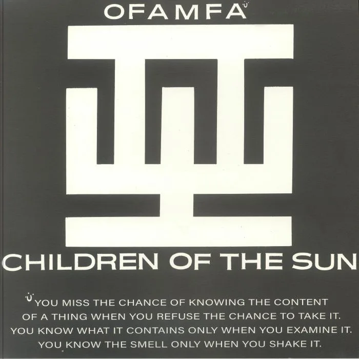 Лицевая сторона обложки — CHILDREN OF THE SUN — Ofamfa