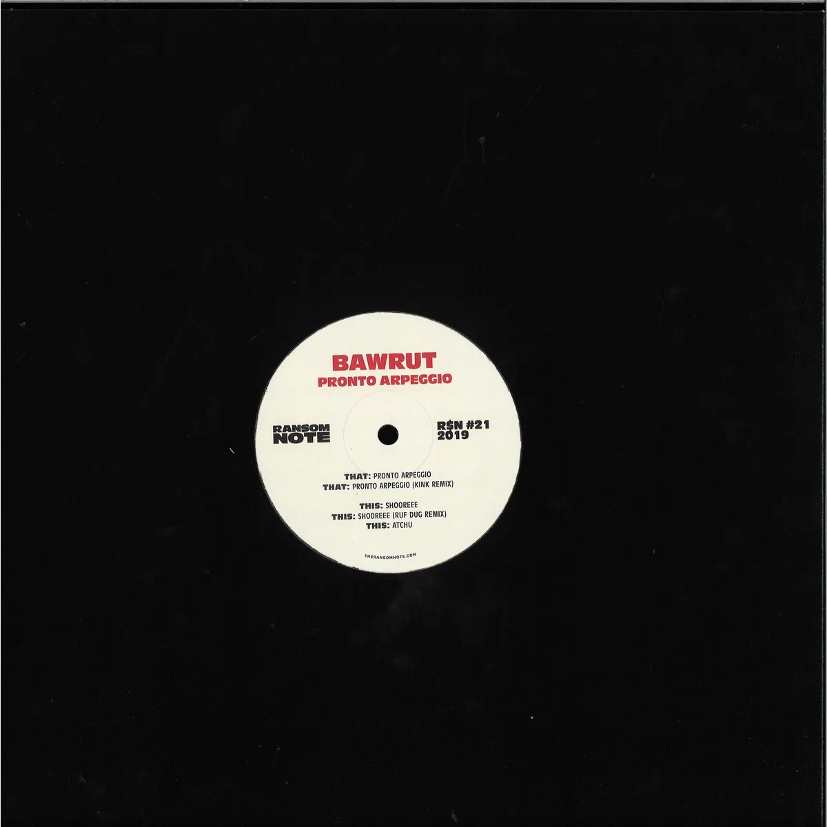 Back cover — Bawrut — Pronto Arpeggio
