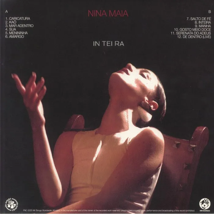 Обратная сторона обложки — Nina MAIA — Inteira (Deluxe Edition)
