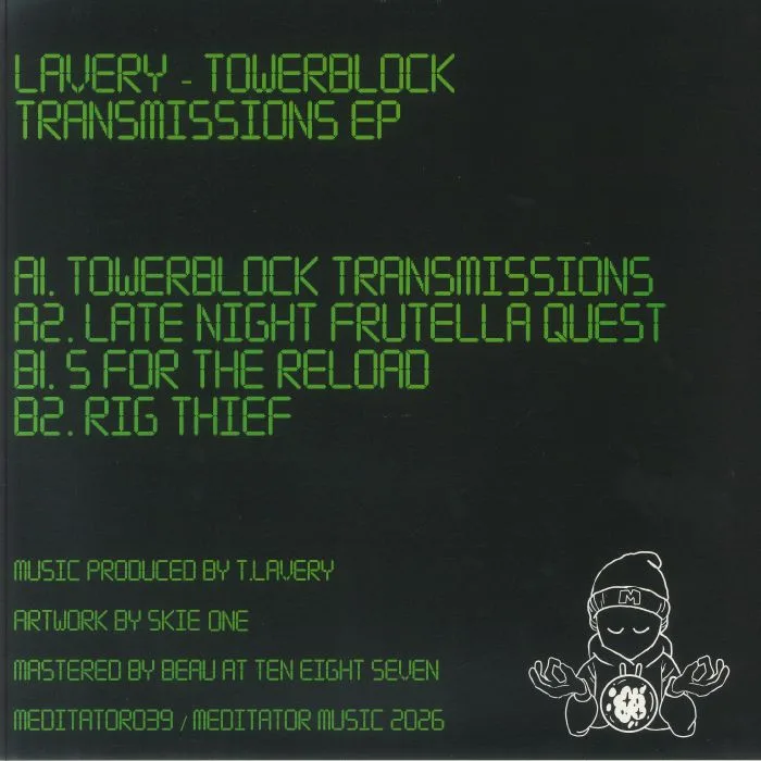Обратная сторона обложки — LAVERY — Towerblock Transmissions EP