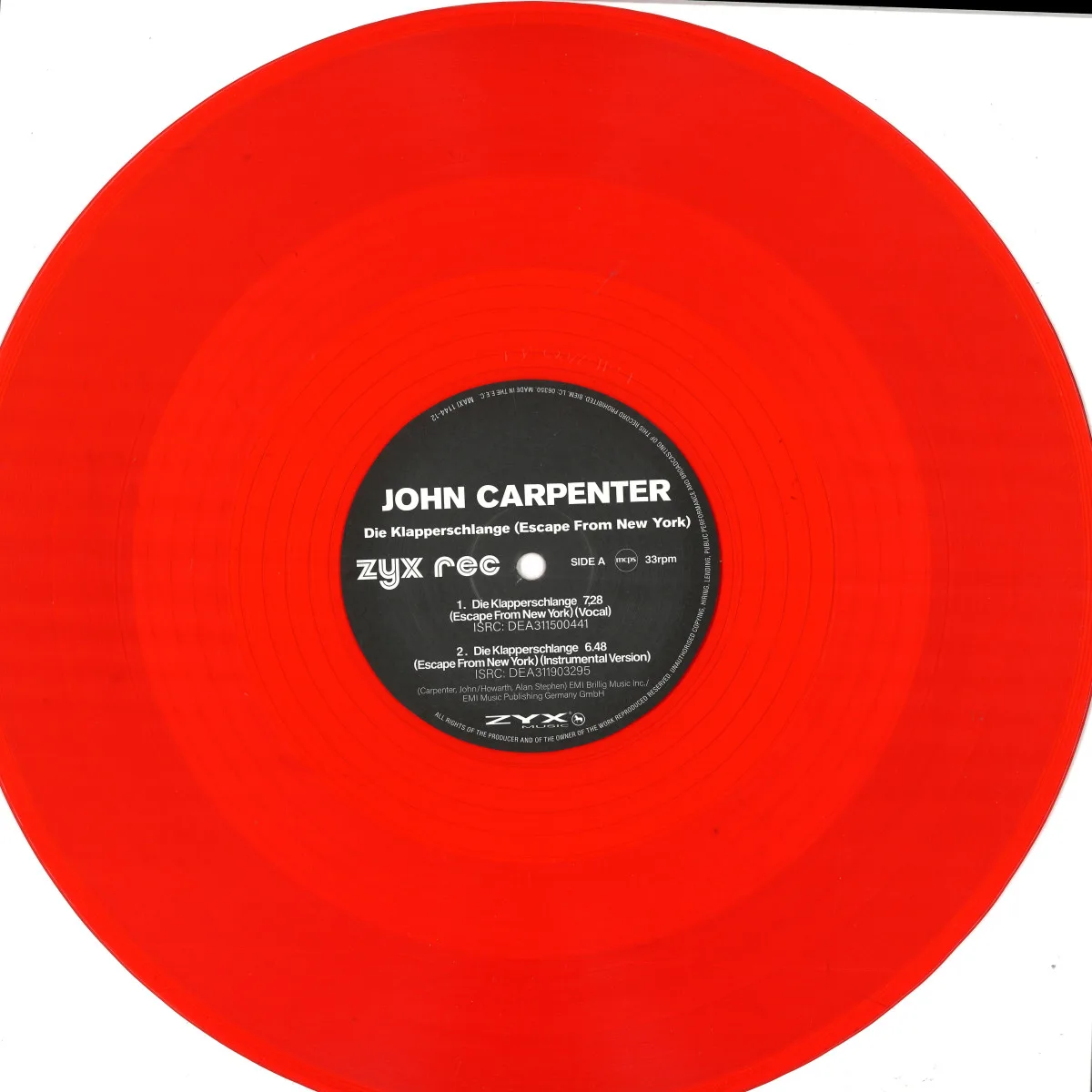 JOHN CARPENTER — DIE KLAPPERSCHLANGE (Escape from New York) OST