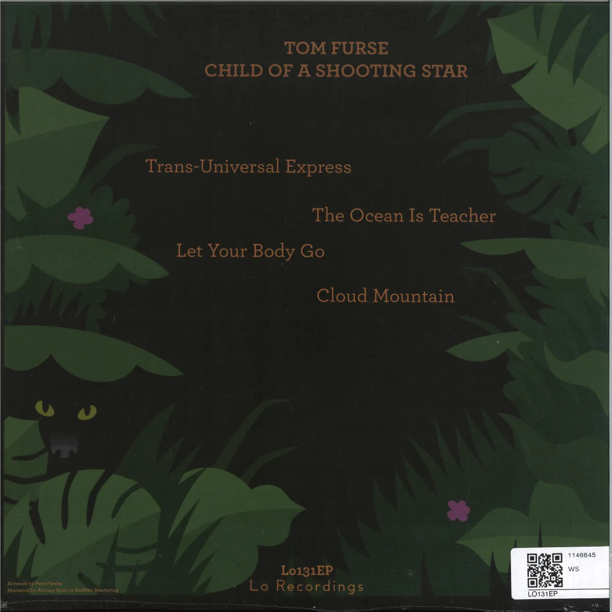 Обратная сторона обложки — Tom Furse — Child Of A Shooting Star