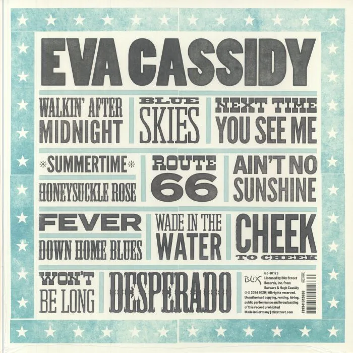 Обратная сторона обложки — Eva CASSIDY — Walkin After Midnight