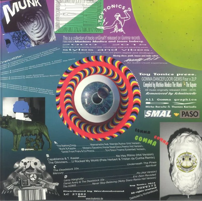 Back cover — VARIOUS — Gomma Dancefloor Gems Vol 3