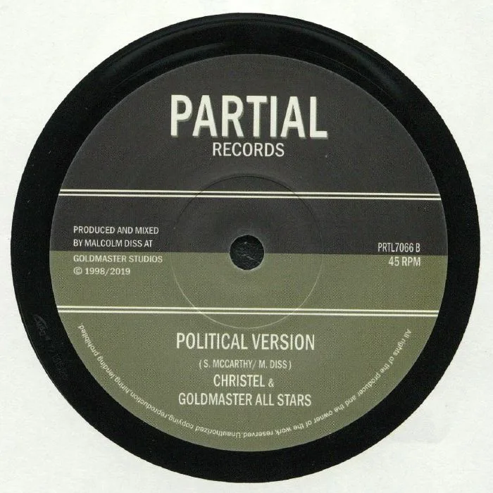 Back cover — CHRISTEL / GOLDMASTER ALL STARS — Government Man