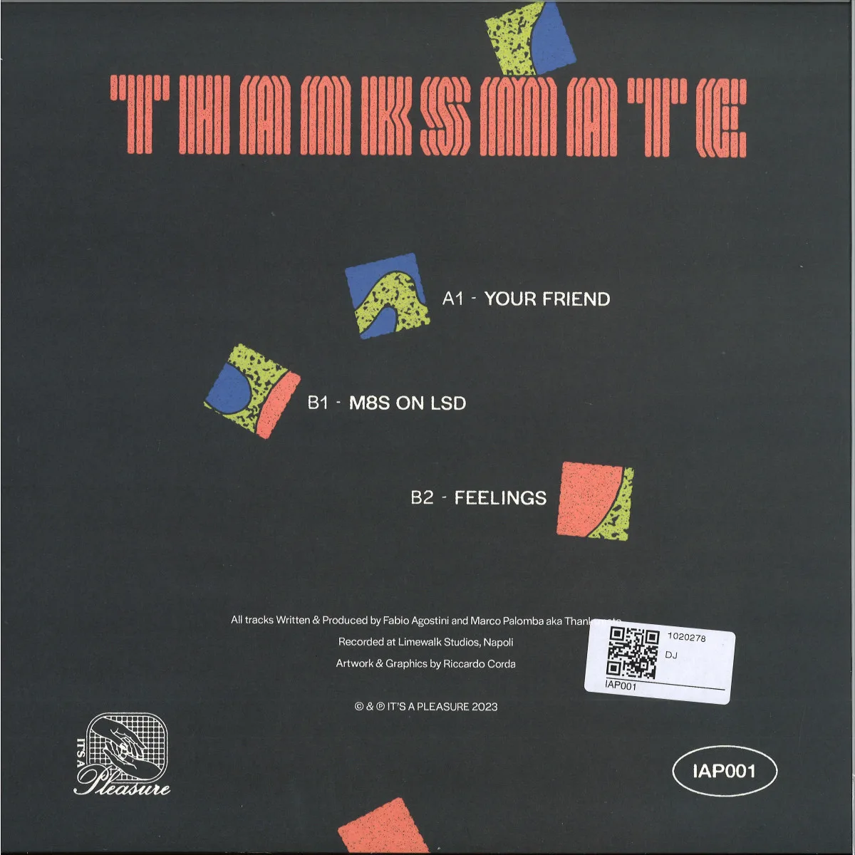 Back cover — Thanksmate — YOUR FRIEND