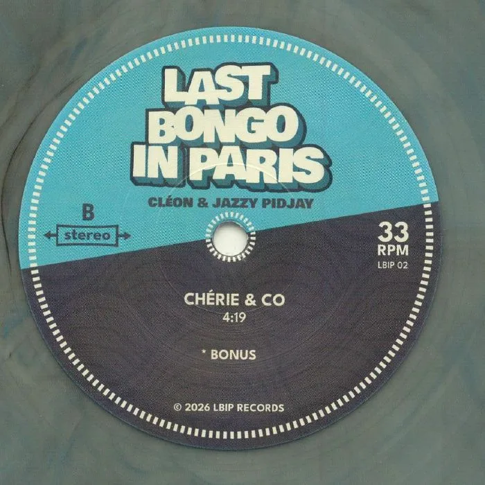 Обратная сторона обложки — LAST BONGO IN PARIS — A New Day