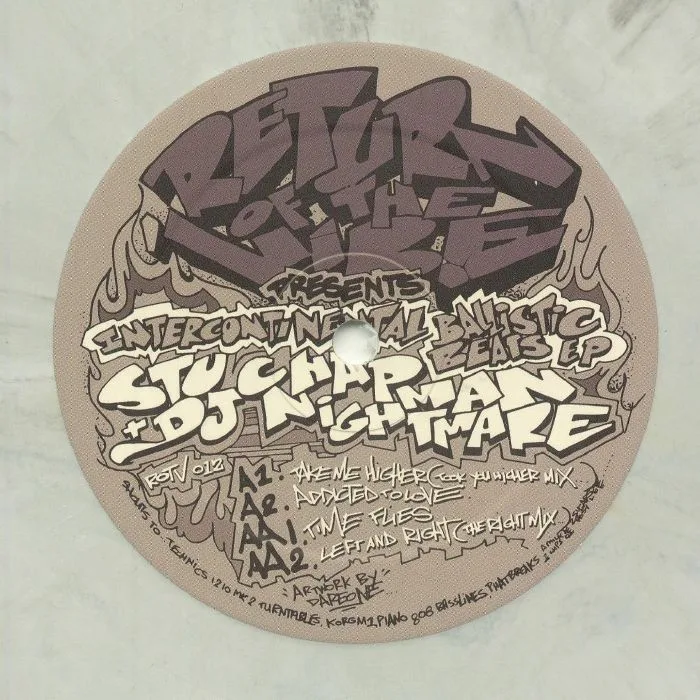 Back cover — Stu CHAPMAN / NIGHTMARE — Intercontinental Ballistic Beats EP