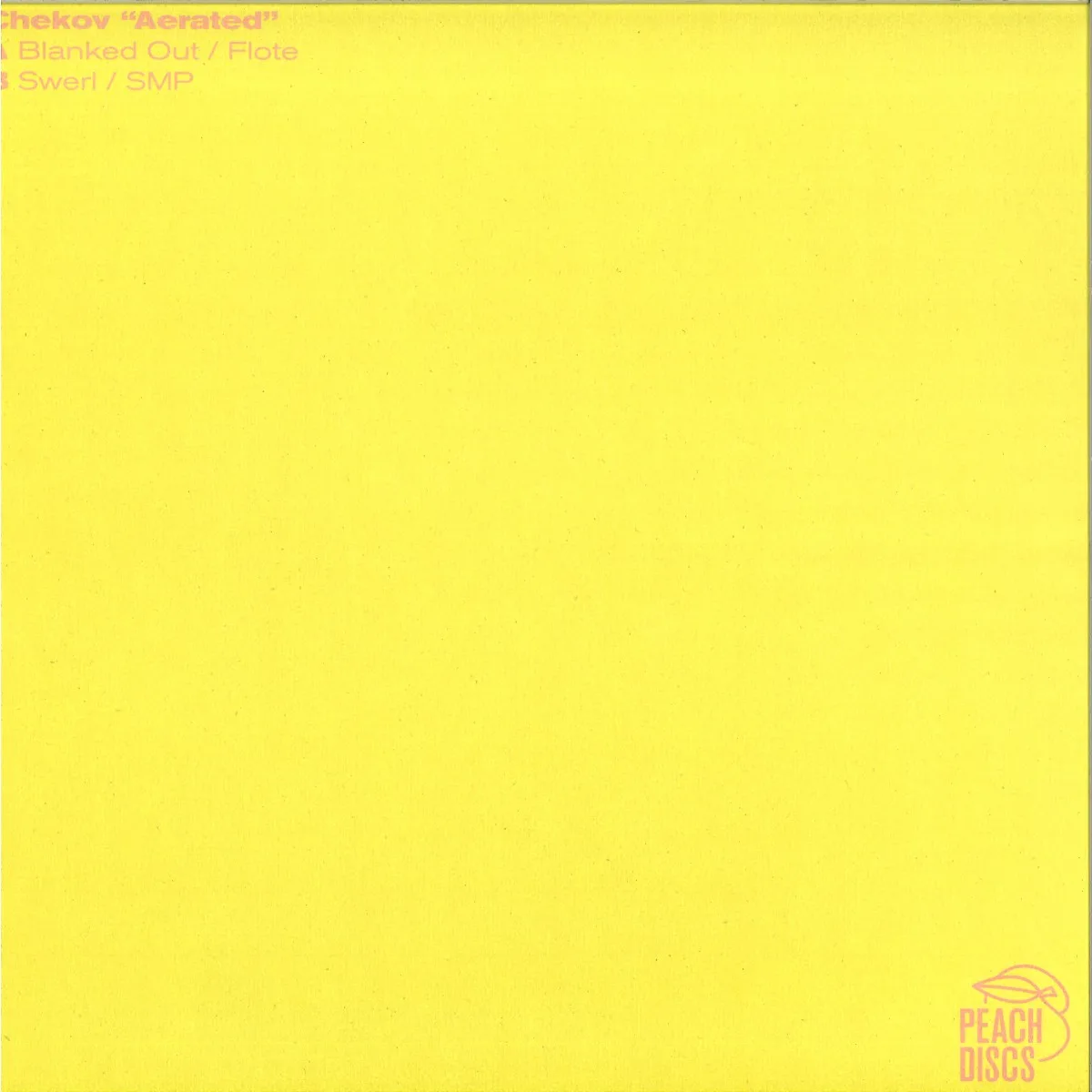 Back cover — Chekov — AERATED EP