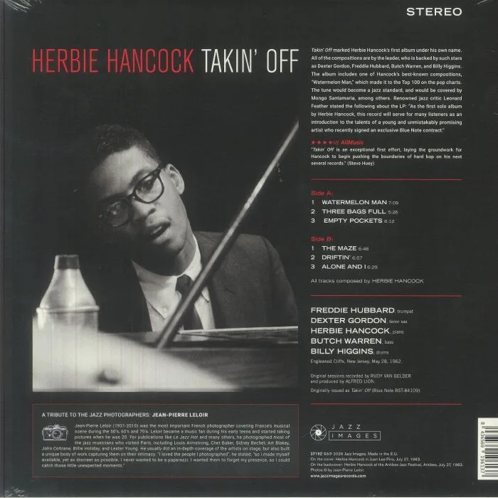 Back cover — Herbie HANCOCK — Takin' Off (reissue)