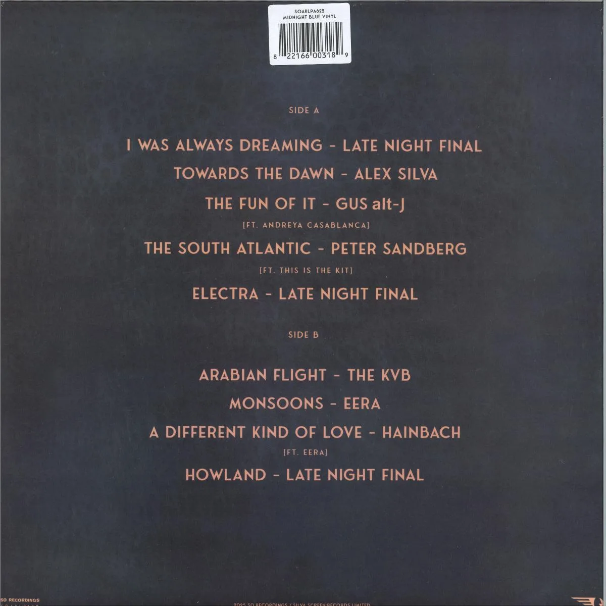 Back cover — Public Service Broadcasting — Night Flight - The Last Flight Remixes LP