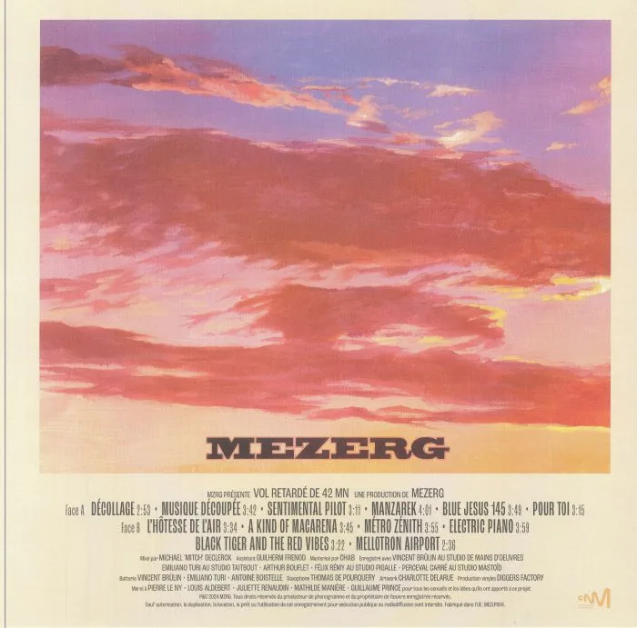 Обратная сторона обложки — MEZERG — Vol Retarde De 42 Mn