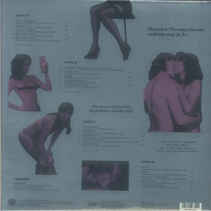 Back cover — Eli ROTH / VARIOUS — Red Light Disco: Dancefloor Seductions From Italian Sexploitation Cinema (Soundtrack)