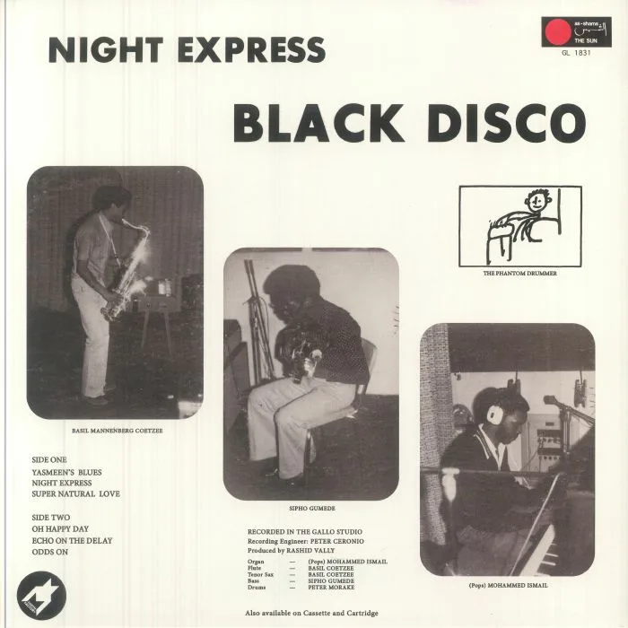 Back cover — BLACK DISCO — Night Express
